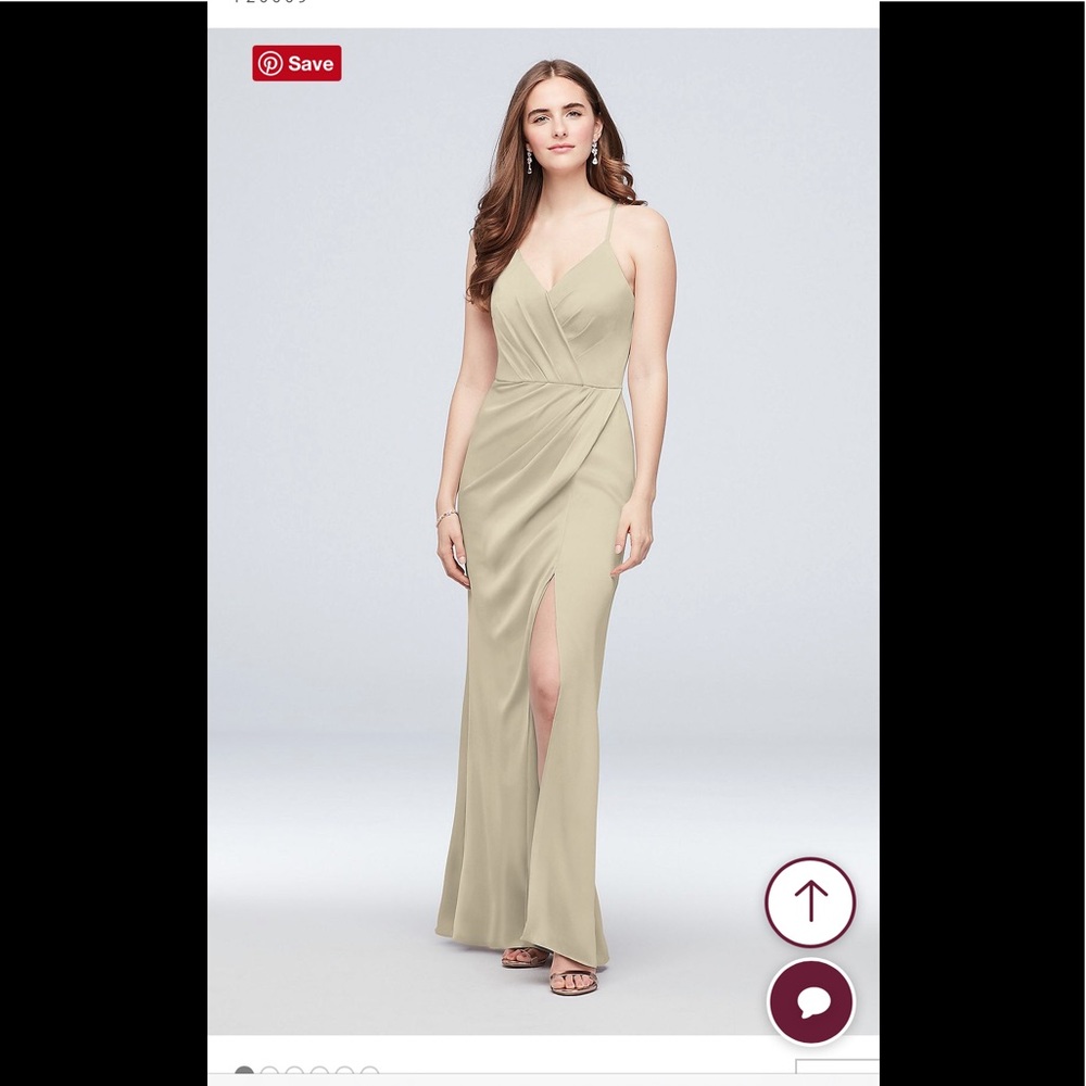David’s Bridal bridesmaid dress (F20009)